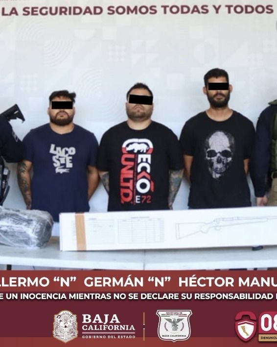 Detienen a “El Mike”, brazo operativo de célula criminal ligada a Los Rusos; cae junto a dos cómplices con arsenal y droga