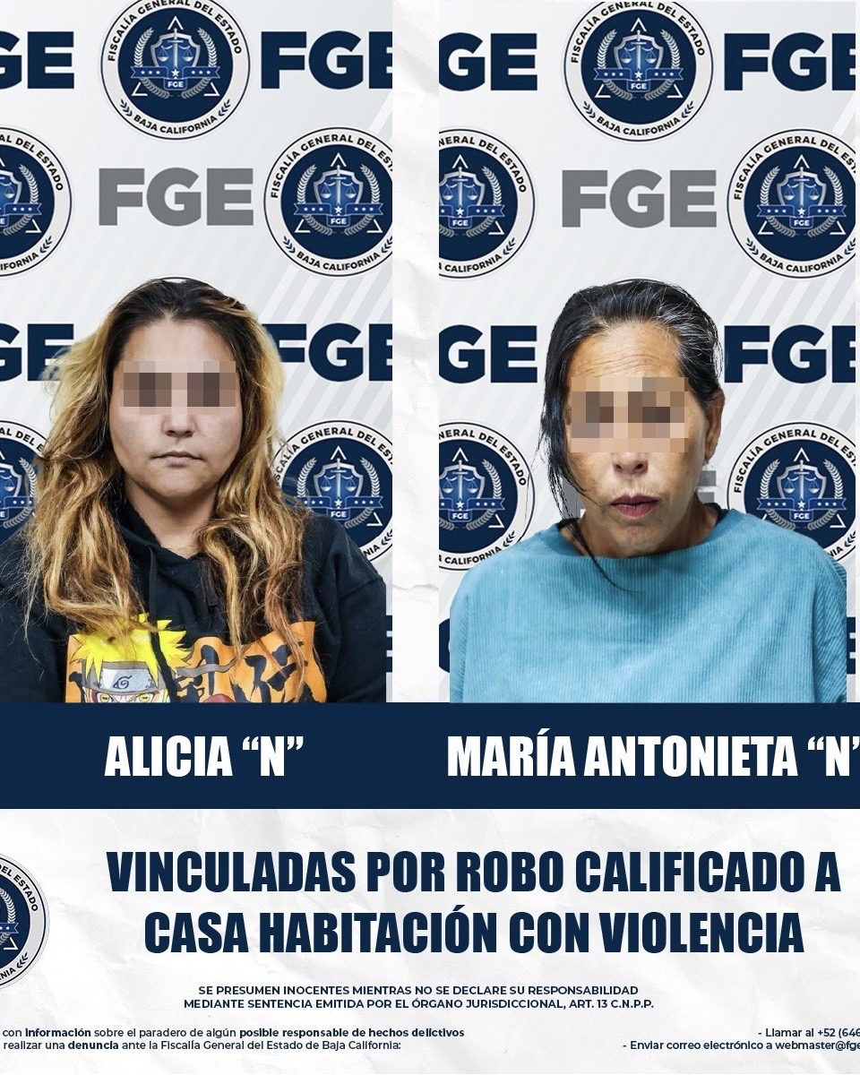 Engañaban para entrar y golpeaban para robar; vinculan a dos mujeres por atacar a adultos mayores