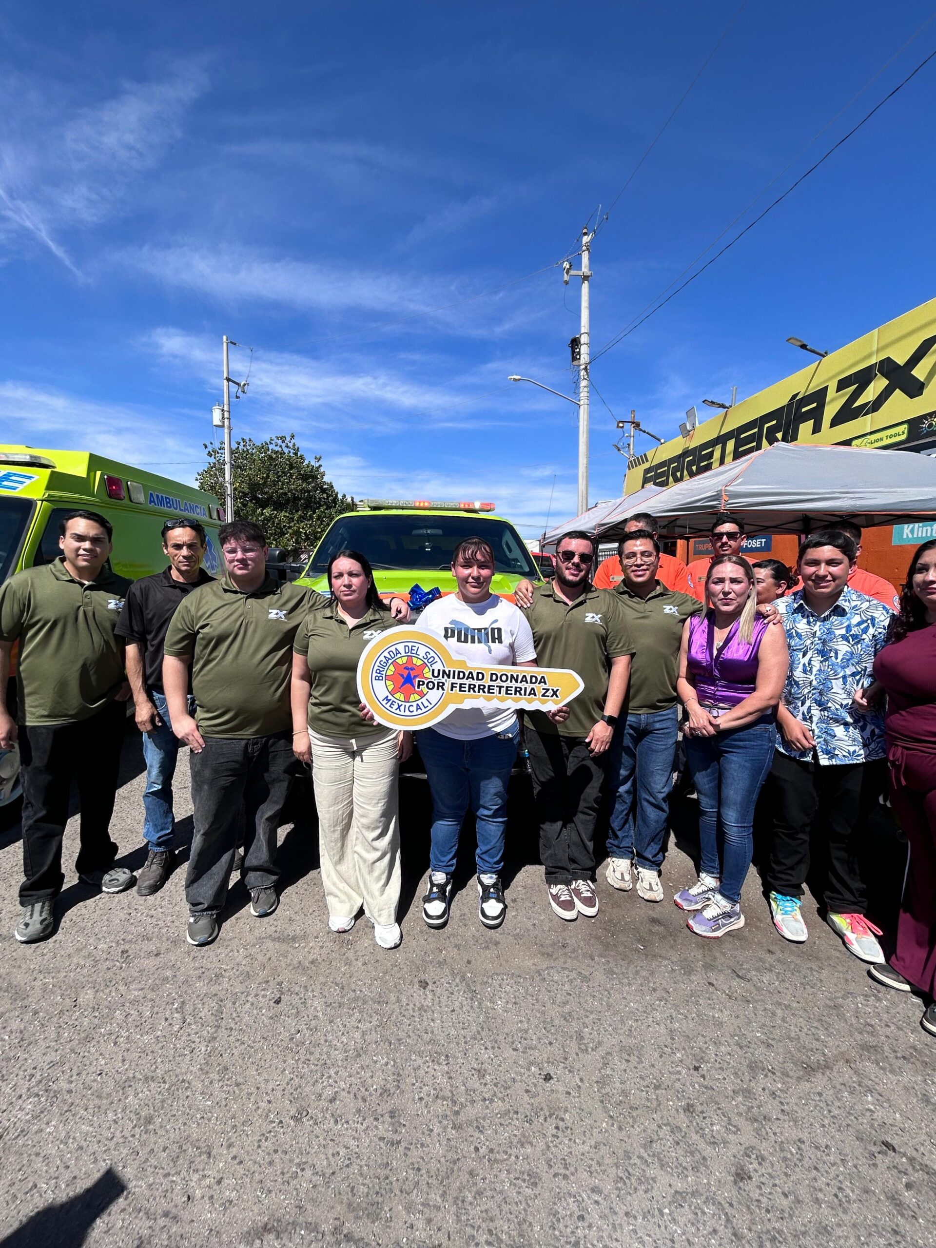 Ferretería ZX dona unidad de rescate a Brigadas del Sol; refuerzan atención de emergencias