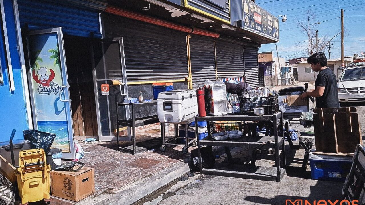 Incendio devasta marisquería y llantera en calle Yugoslavia, pero solidaridad impulsa a comerciante mexicalense a comenzar nuevamente