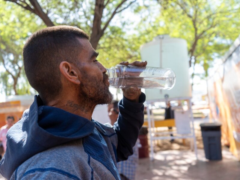 Hasta 342 atenciones en punto masivo de hidratación en una semana ante ola calor
