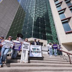 Trabajadores judiciales protestan por presunto acoso sexual y revictimización institucional dentro del Poder Judicial Federal