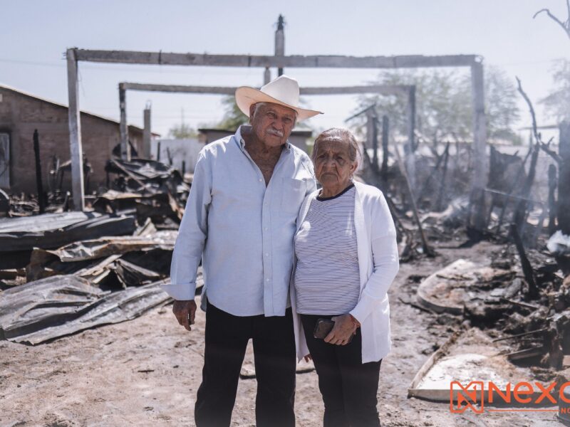Incendio consume hogar de pareja mayor en El Sauce; piden apoyo para reconstruir su vida