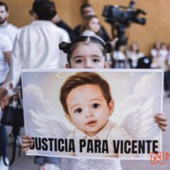 “Imaginen 14 horas encerrados”; padre de Vicente marcha por justicia y hace llamado a la Ley Vicente