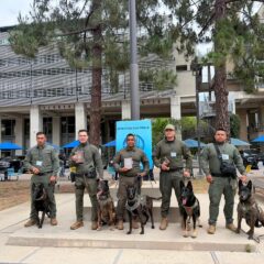 Binomios K-9 de Baja California conquistan podio internacional en competencia de detección policial en San Diego