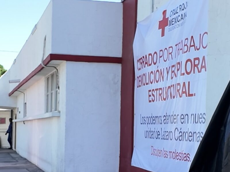 Demuelen histórica clínica de Cruz Roja en Pueblo Nuevo; falta de recursos impide su rehabilitación