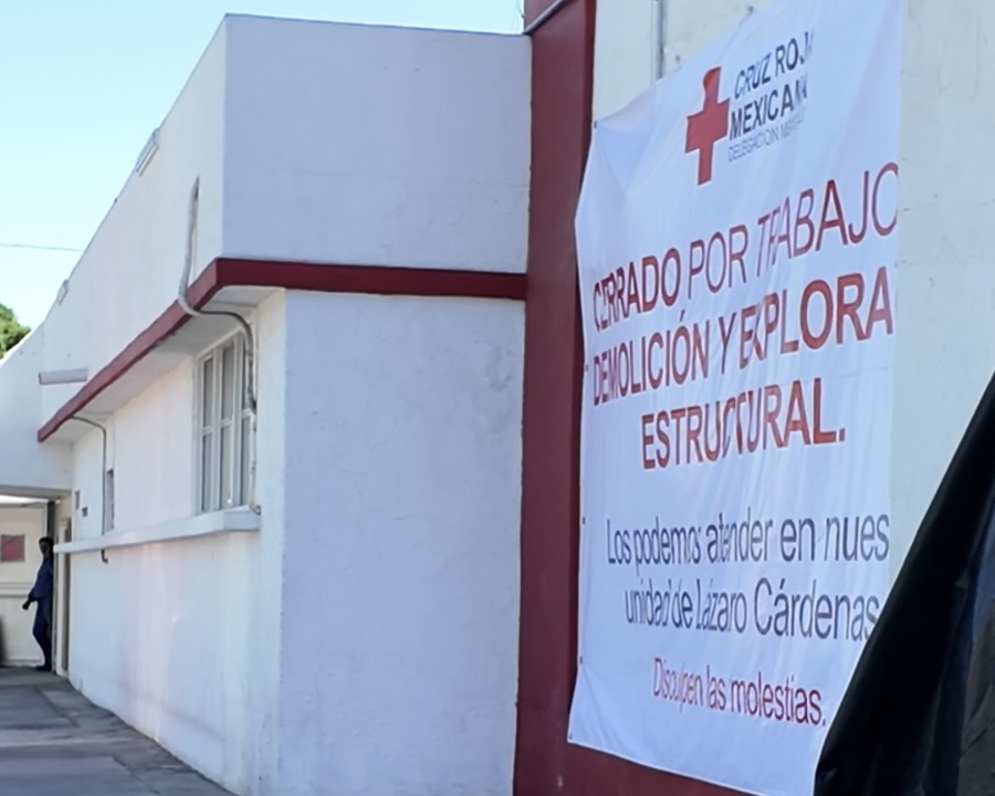 Demuelen histórica clínica de Cruz Roja en Pueblo Nuevo; falta de recursos impide su rehabilitación