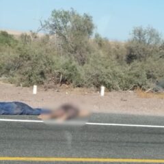 Localizan cuerpo encobijado y semidesnudo junto a carretera de San Felipe; investigan ejecución violenta