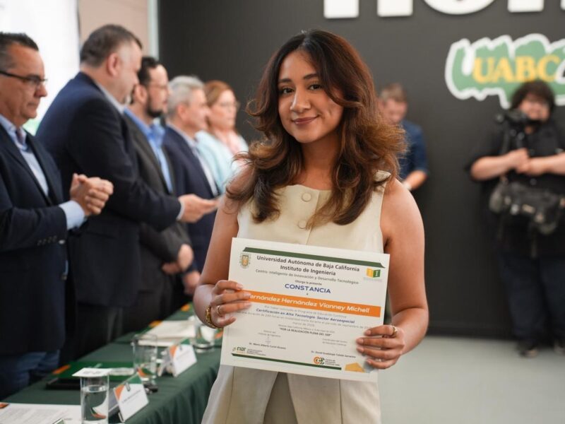 Primera generación aeroespacial de UABC fortalece innovación tecnológica y competitividad industrial en Baja California