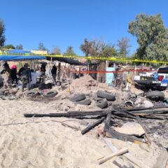 Cadáver en descomposición es descubierto dentro de fosa clandestina en San Felipe