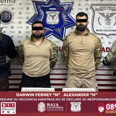 Capturan en el Valle de Mexicali a dos colombianos ligados a célula criminal de “Los Rusos”