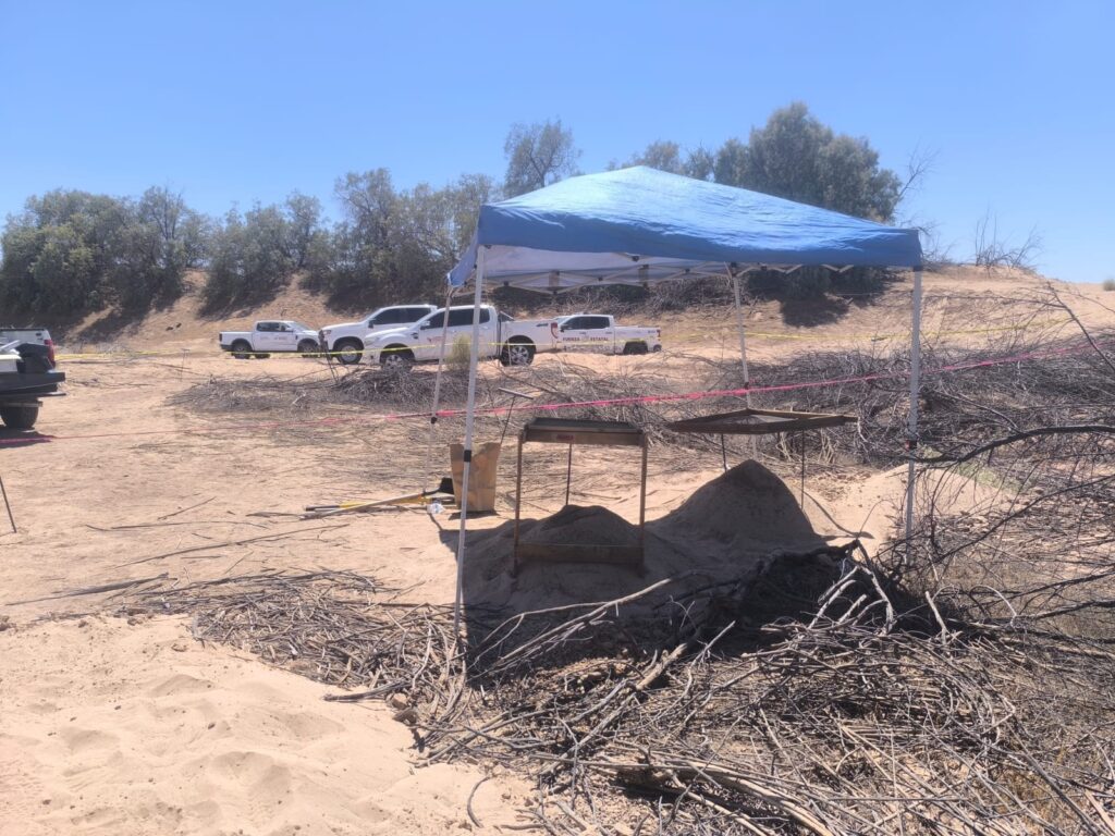 Hallan dos osamentas en nueva fosa clandestina y suman 44 restos recuperados en el “narco cementerio”