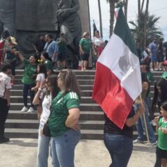DSPM prepara operativo en el monumento a Benito Juárez ante posible festejo por triunfo de México sobre Corea