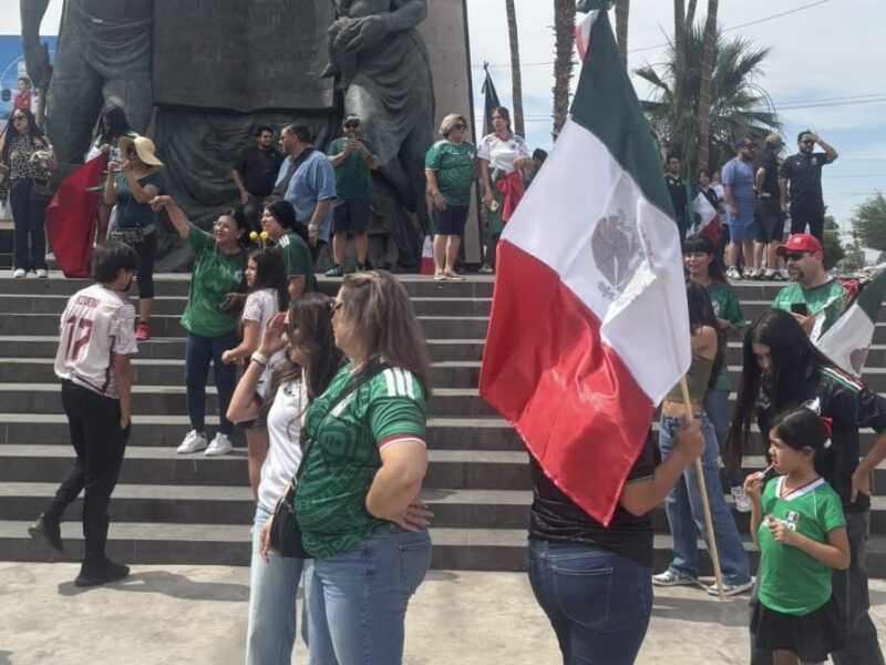 DSPM prepara operativo en el monumento a Benito Juárez ante posible festejo por triunfo de México sobre Corea