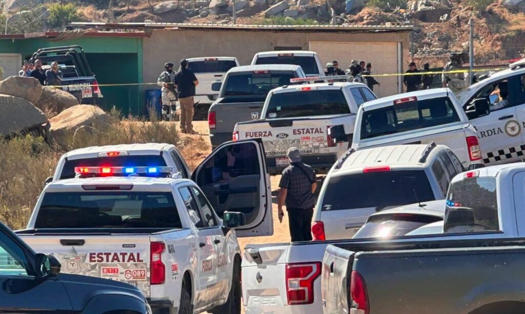 Asesinan a jefe de Robo de Vehículos en Tecate; ataque ocurrió frente a su domicilio