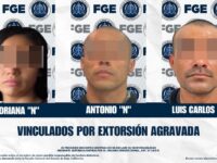 Caen tres presuntos extorsionadores del Bazar de Gaby; permanecerán en prisión preventiva