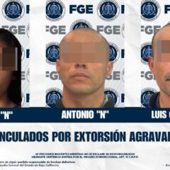 Caen tres presuntos extorsionadores del Bazar de Gaby; permanecerán en prisión preventiva