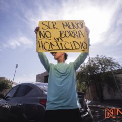 Conductores de Uber y Didi se manifiestan en Mexicali para exigir justicia por asesinato de Flaviano