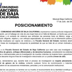 Comunidad Arcoíris exige investigar como posible transfeminicidio hallazgo de persona trans en el Valle de Mexicali