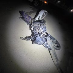 Motociclista muere tras impactarse contra automóvil en la carretera federal 2