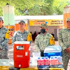 Activan Plan DN-III-E ante temperaturas extremas en Mexicali