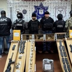 “El Canelo”, presunto jefe de sicarios de Los Rusos, cae armado y con droga en el Valle de Mexicali