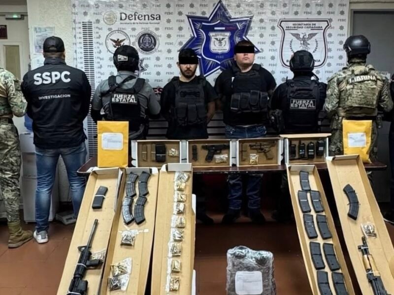 “El Canelo”, presunto jefe de sicarios de Los Rusos, cae armado y con droga en el Valle de Mexicali