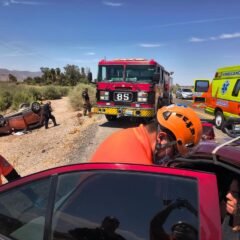 Volcadura en carretera a San Felipe deja siete lesionados; bebé permanece grave tras accidente familiar