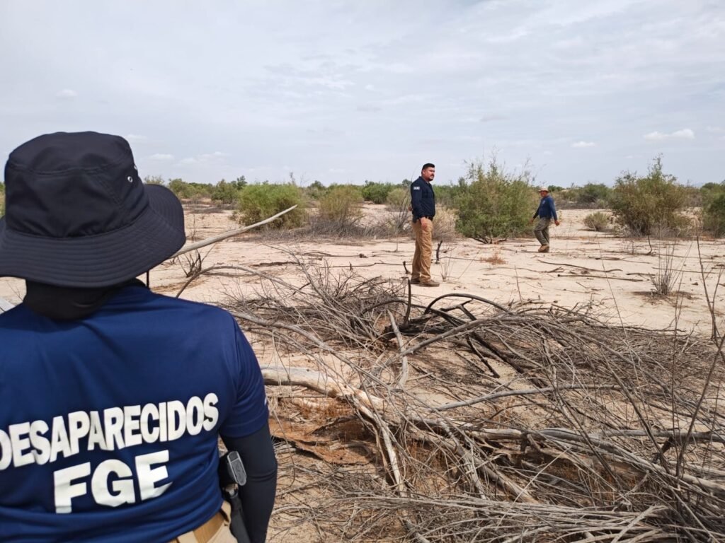 FGE realiza búsqueda en campo en el Valle de Mexicali
