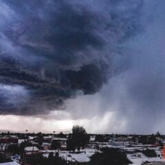 Lluvias sorprenden a Mexicali durante la tarde; Protección Civil había pronosticado tormentas