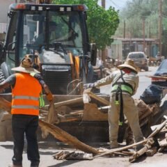 Retiran más de 70 toneladas de basura en la colonia Carranza
