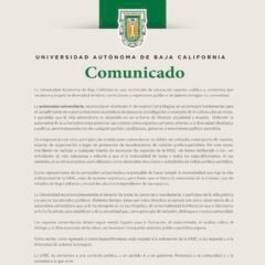 UABC se deslinda de marcha convocada por Julieta Ramírez en vicerrectoría