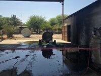 Explosión de tanque de diésel cobra la vida de adulto mayor en el Valle de Mexicali