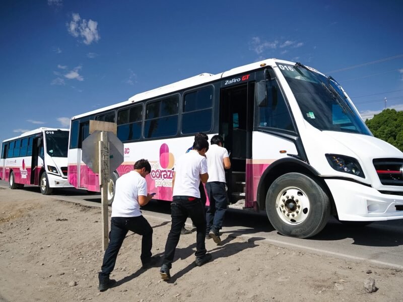 Nueva ruta de transporte COMUNDER para estudiantes del Valle de Mexicali