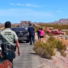 Mueren dos mujeres en choque sobre la carretera a San Felipe; cierran circulación a la altura del kilómetro 91
