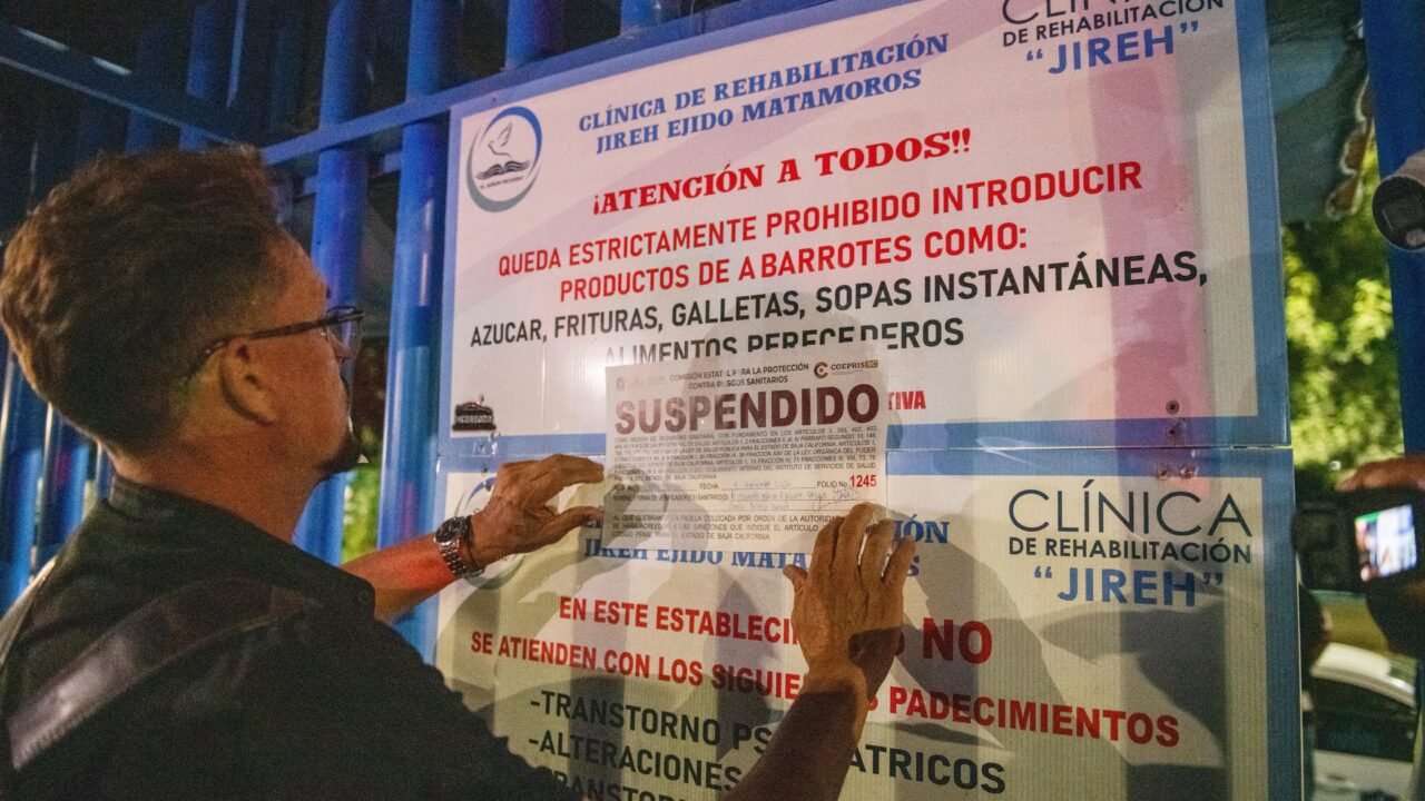 Detienen a supuesto escolta armado y suspenden Centro de Rehabilitación Jireh tras detectar irregularidades sanitarias en Tijuana