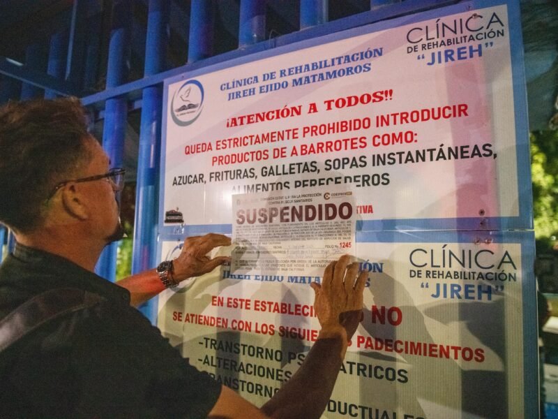 Detienen a supuesto escolta armado y suspenden Centro de Rehabilitación Jireh tras detectar irregularidades sanitarias en Tijuana