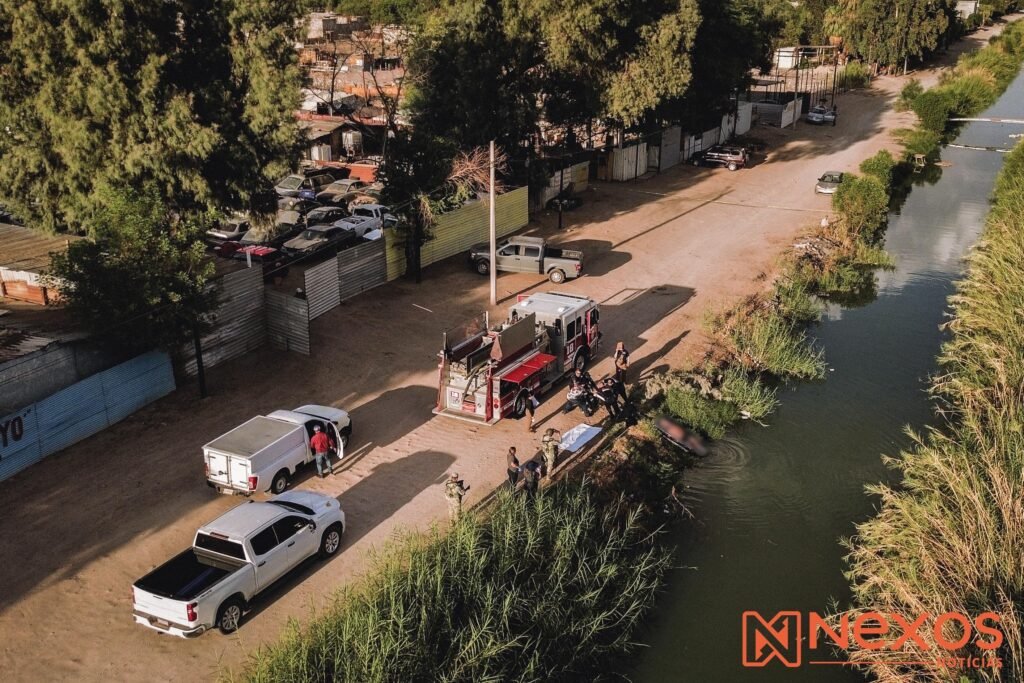 Extraen cuerpo sin vida de un hombre del canal Tulichek en la colonia Lucio Blanco