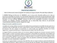 BIOMAC advierte riesgos ambientales por liberación de 3 mil 800 globos de Cantoya en Laguna Salada