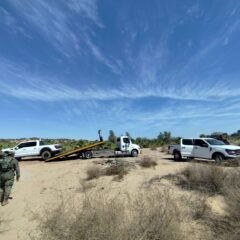 Localizan Ford Raptor robada con violencia tras ser interceptada por sujetos que usaron una presunta patrulla municipal
