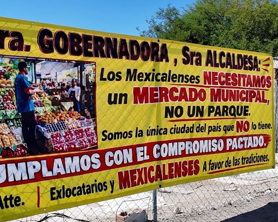 Excomerciantes e historiadores exigen reconstrucción del Mercado Municipal de Mexicali