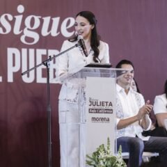 Morena y PAN confrontan posturas tras orden de retirar propaganda de Julieta Ramírez