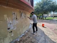 Retiran pesquisas de personas desaparecidas durante jornada de limpieza en el Parque del Mariachi