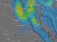 Advierten por lluvias y vientos fuertes en Baja California por remanentes de Rachel