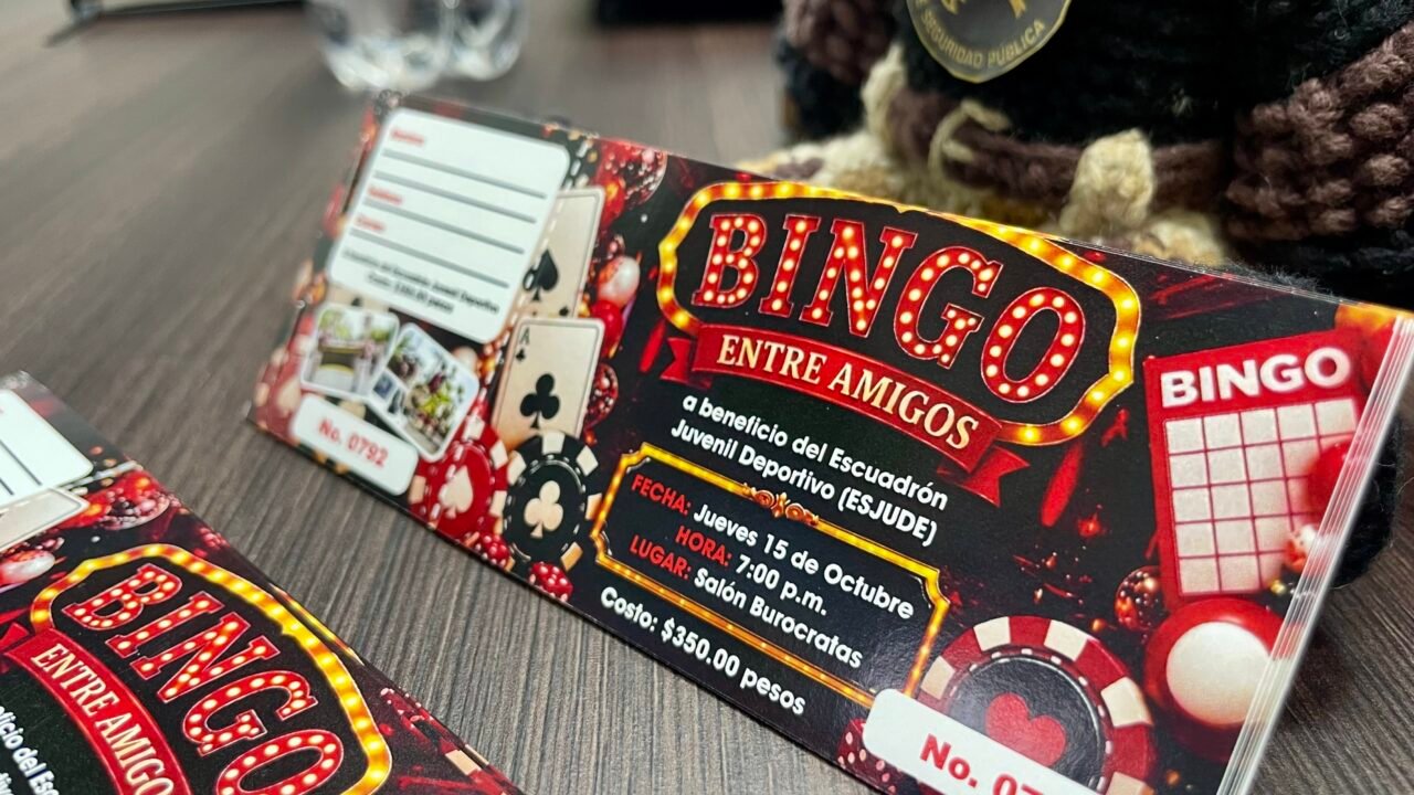 Un bingo para cambiar vidas; Escuadrón Juvenil busca recursos para llegar a más jóvenes