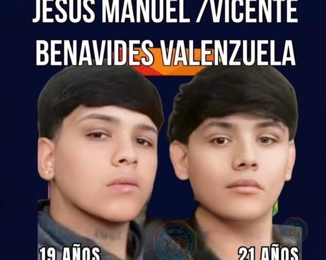 Identifican y entregan a su madre los restos de los hermanos Vicente y Jesús Manuel Benavides Valenzuela
