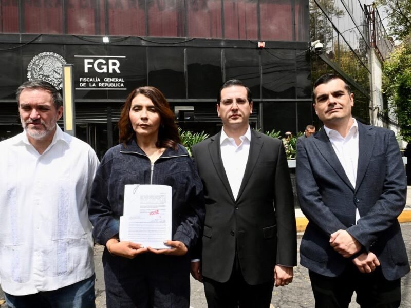 Diputados del PAN denuncian ante la FGR a Marina del Pilar por presuntos delitos de delincuencia organizada